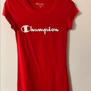 red champion shirt